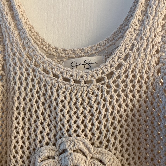 Slightly Cropped Crochet Tank - Picture 3 of 6